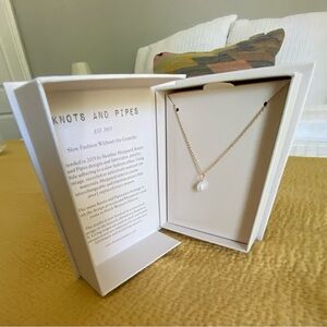 Jilly Box Summer 2024 Knots and Pipes Custom Baroque Pearl
Necklace Harris